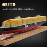 Banboring Black-1 45cm Container Ship Model (Scale 1:888)