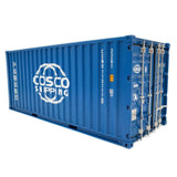 Banboring Blue-4 Shipping Container 3D Model Scale 1:20