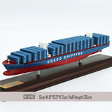 Banboring Blue-4 Shipping Container Ship Model（1:1000）