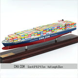 Banboring Blue-5 Shipping Container Ship Model（1:1000）