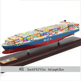 Banboring Blue-7 Shipping Container Ship Model（1:1000）