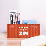 Banboring Brown-1 Shipping Container Box Model Pen Holder