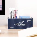 Banboring Dark Blue-6 Shipping Container Box Model Pen Holder