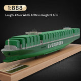 Banboring Green-1 45cm Container Ship Model (Scale 1:888)