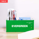 Banboring Green-1 Shipping Container Box Model Pen Holder