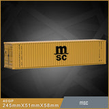 Banboring Khaki 40GP Shipping Container Box Alloy Model 1：50