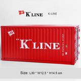 Banboring Red-1 Iron Shipping Container Model Tissue Box