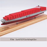 Banboring Red-3 Shipping Container Ship Model（1:1000）