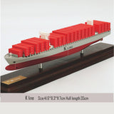 Banboring Red-4 Shipping Container Ship Model（1:1000）