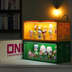 Banboring Shipping Container Model Lighting Display Box