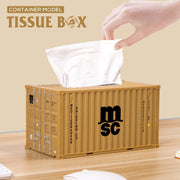 Shipping Container Model Tissue Box