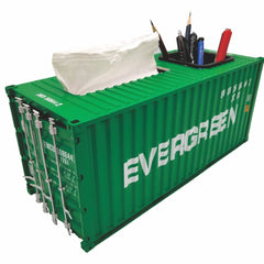 Banboring Shipping Container Pen Holder&Tissue Box 1:20
