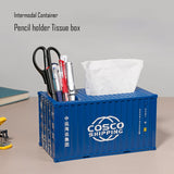 Shipping Container  Pencil Holder&Tissue Box