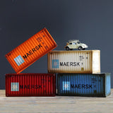 Banboring Vintage Iron Intermodal Container Tissue Box