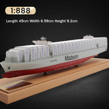 Banboring White-1 45cm Container Ship Model (Scale 1:888)