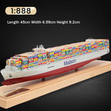 Banboring White-2 45cm Container Ship Model (Scale 1:888)