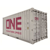 Banboring White Shipping Container 3D Model Scale 1:20