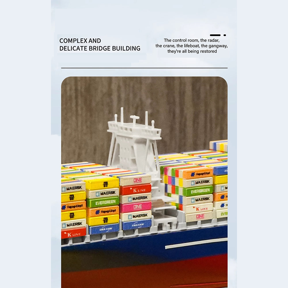 Shipping Container Ship Model（1:1000）