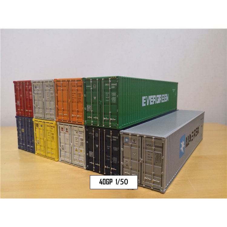 40GP Shipping Container Box Alloy Model 1:50 – Banboring