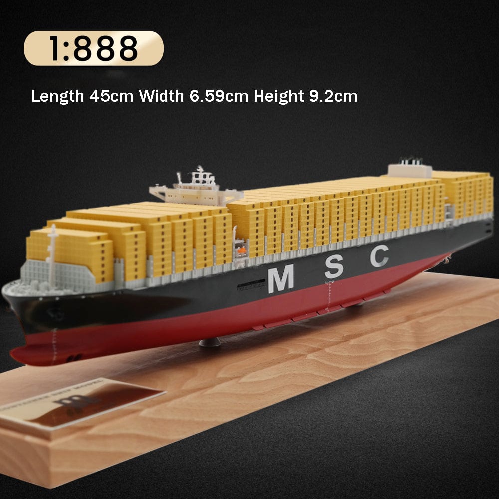 45cm Container Ship Model (Scale 1:888) – Banboring