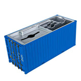 Banboring Blue Shipping Container Organizer&Tissue Box 1:20