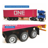 Banboring Customisation Alloy Simulation Container Model Truck 1:50