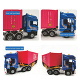 Banboring Customisation Alloy Simulation Container Model Truck 1:50