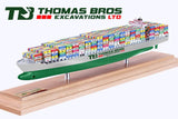 Banboring Customization Shipping Container Ship Model（1:1000）