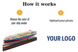 Banboring Customization Shipping Container Ship Model（1:1000）