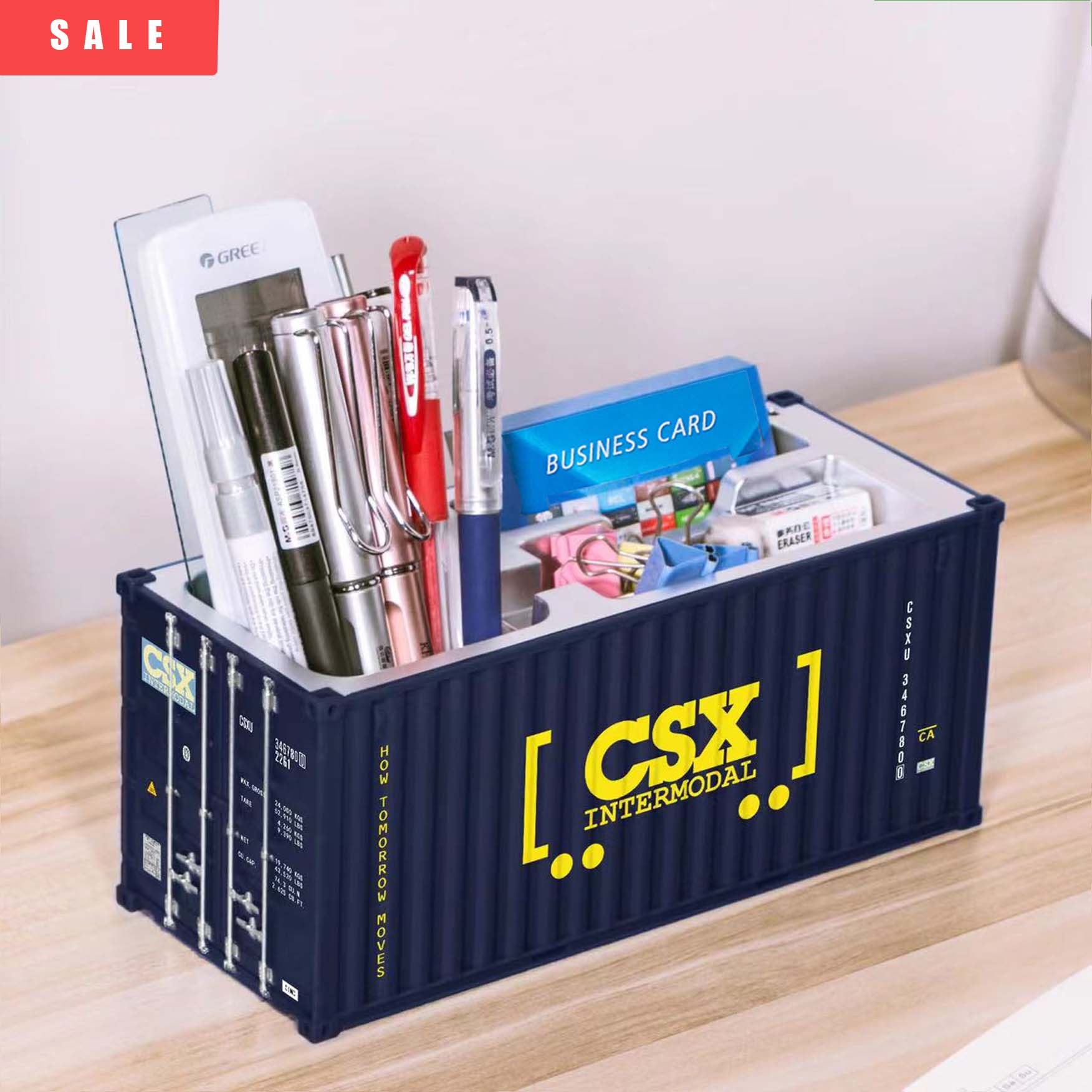 Shipping Container Box Model Pen Holder – Banboring
