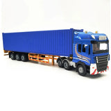 Banboring Dark-Blue Customisation Alloy Simulation Container Model Truck 1:50