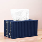 Banboring Dark Blue Customisation Tissue Box