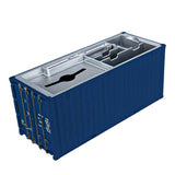 Banboring Dark Blue Shipping Container Organizer&Tissue Box 1:20