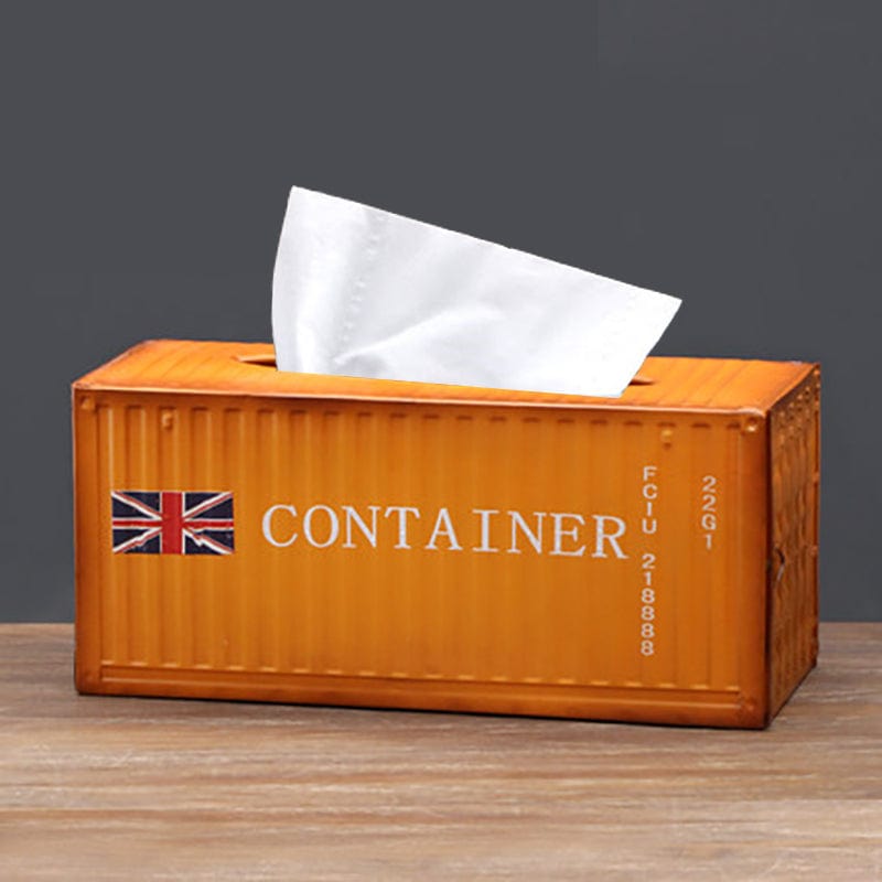 Interpooler Box Tissue Vintage Iron Intermodal Container Tissue Box – Banboring