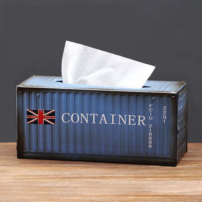Interpooler Box Tissue Vintage Iron Intermodal Container Tissue Box – Banboring
