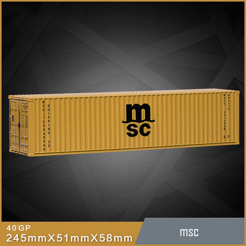 40GP Shipping Container Box Alloy Model 1:50 – Banboring