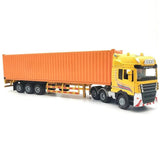 Banboring Orange Customisation Alloy Simulation Container Model Truck 1:50