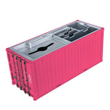 Banboring Pink Shipping Container Organizer&Tissue Box 1:20