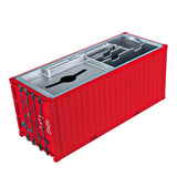 Banboring Red Shipping Container Organizer&Tissue Box 1:20
