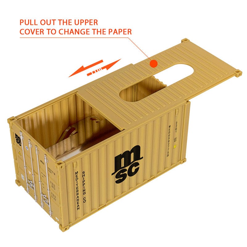 Shipping Container Model Tissue Box β Banboring