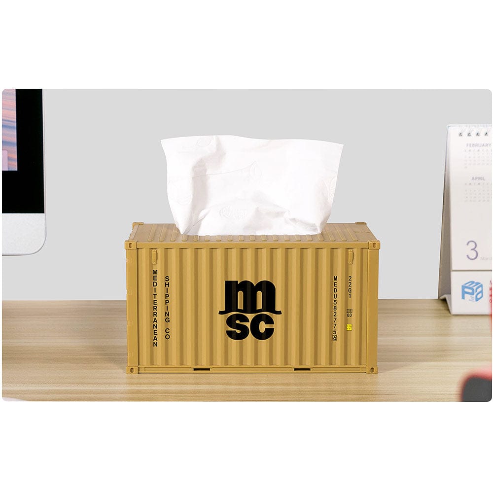 Shipping Container Model Tissue Box – Banboring