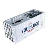 Banboring Shipping Container Organizer&Tissue Box 1:20