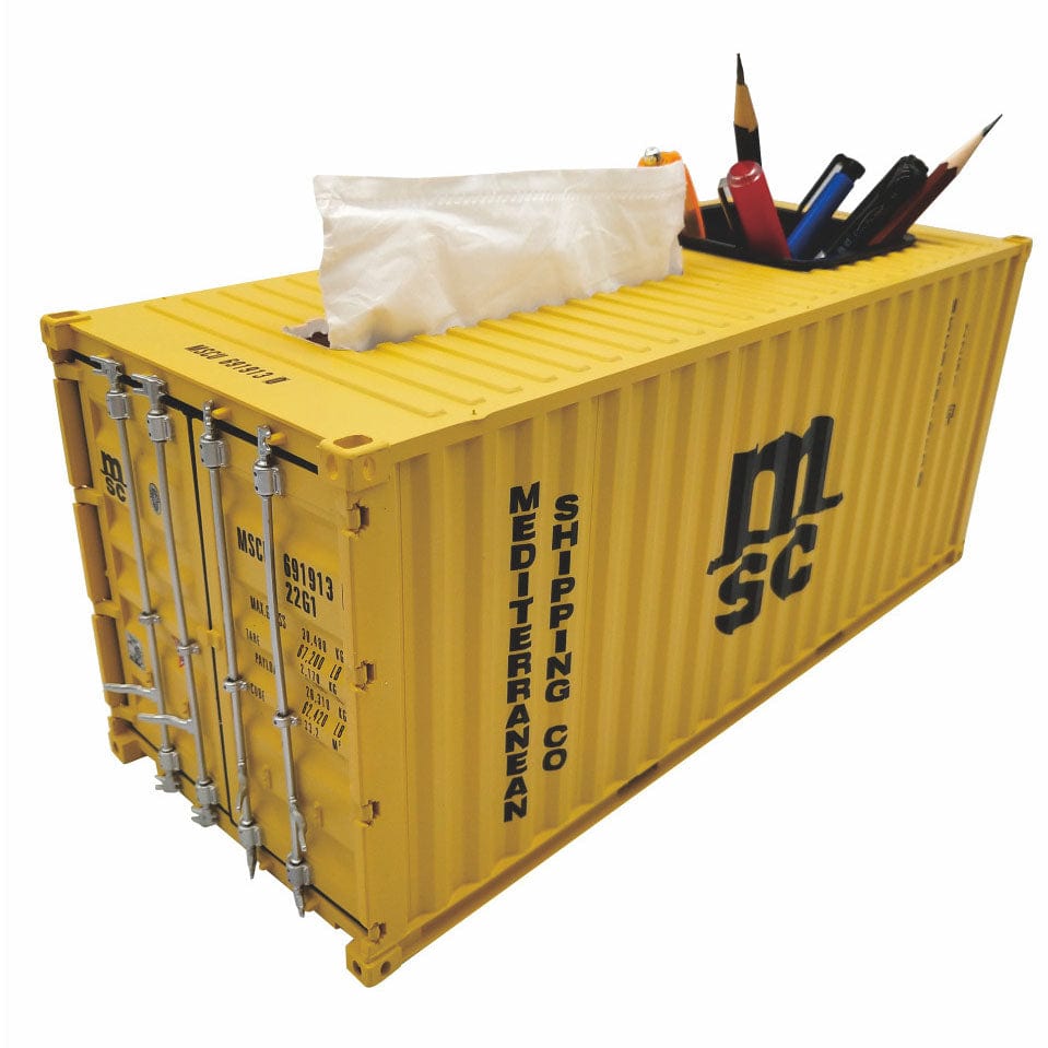 Container Pin Box Shipping Container Pen Holder&Tissue Box 1:20 – Banboring