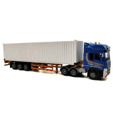 Banboring White Customisation Alloy Simulation Container Model Truck 1:50