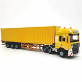 Banboring Yellow Customisation Alloy Simulation Container Model Truck 1:50