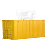 Banboring Yellow Customization 1：24 Container Tissue Box